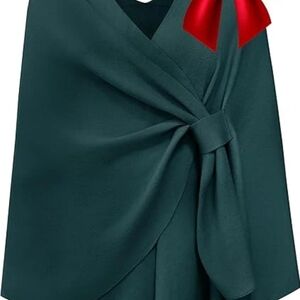 Twisted Front Wrap Top in Deep Teal